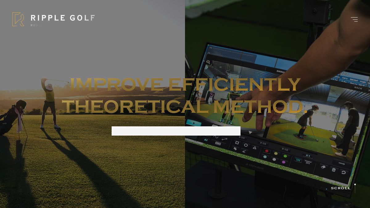 RIPPLE GOLF 新宿 公式サイトのスクリーンショット