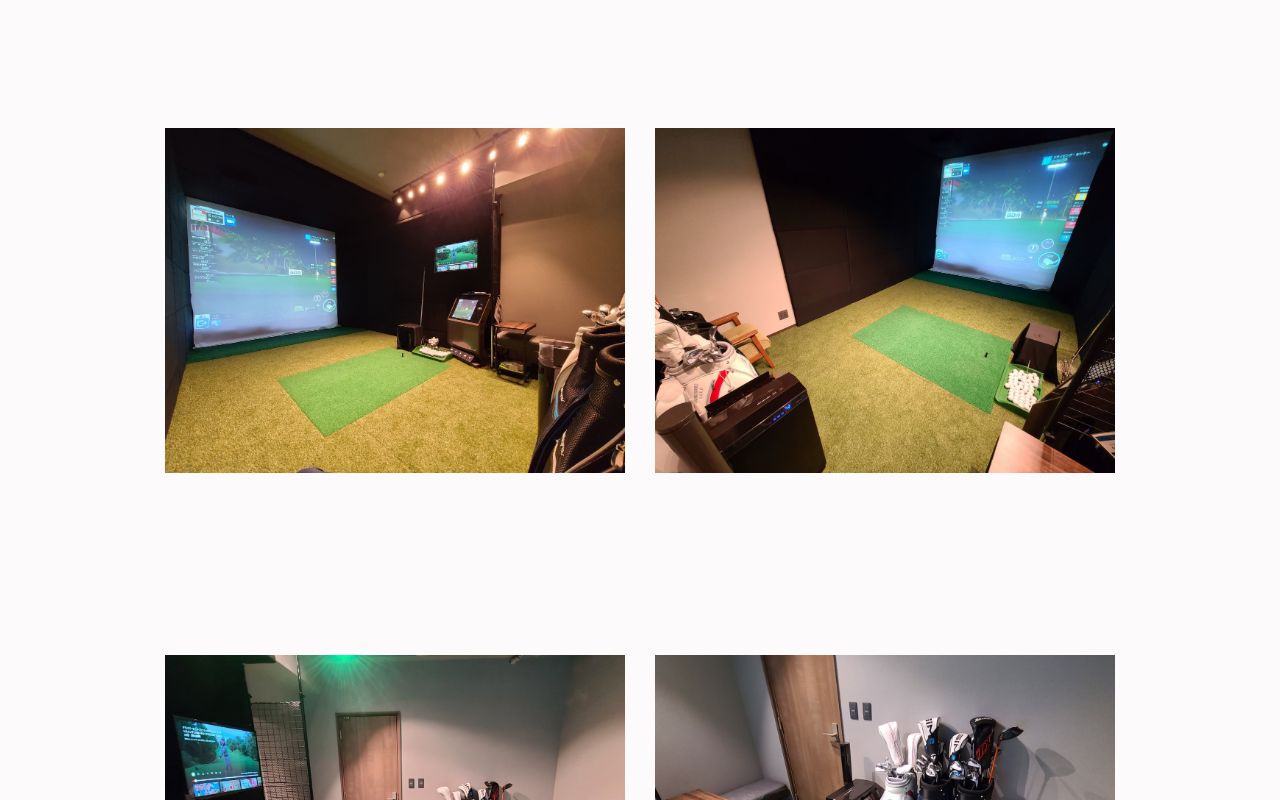 無人ゴルフ cosorenの公式サイト画面